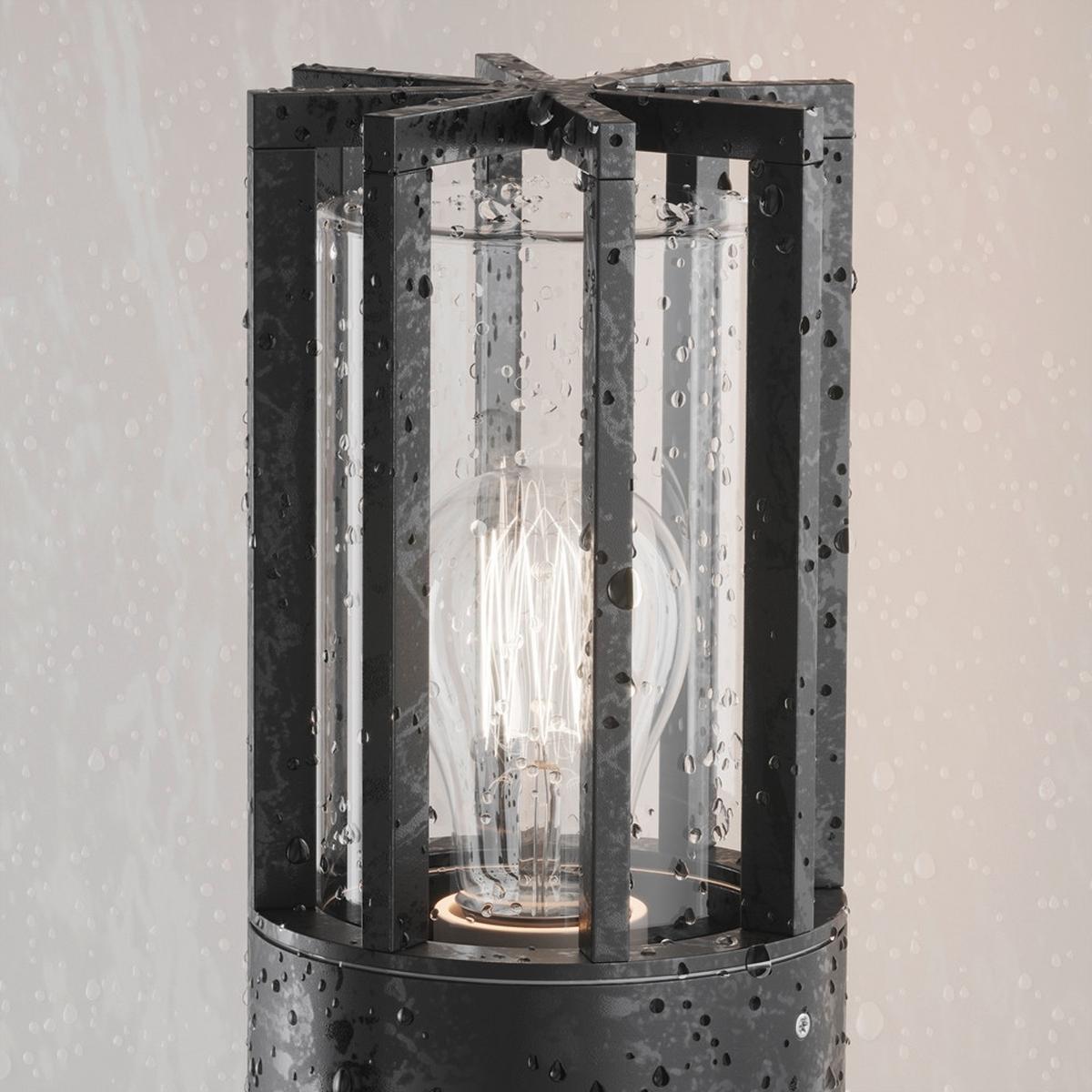 Außenwandleuchte Barrel Graphitfarben max. 15 Watt - Graphitfarben, Modern, Metall (25/12/15,5cm) - MAYTONI