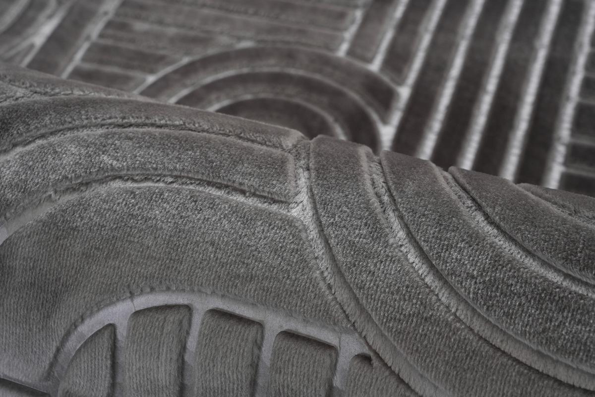 Läufer Calma125 Anthraz It 80x150 Cm - Anthrazit, Basics, Textil (80/150cm) - Kayoom