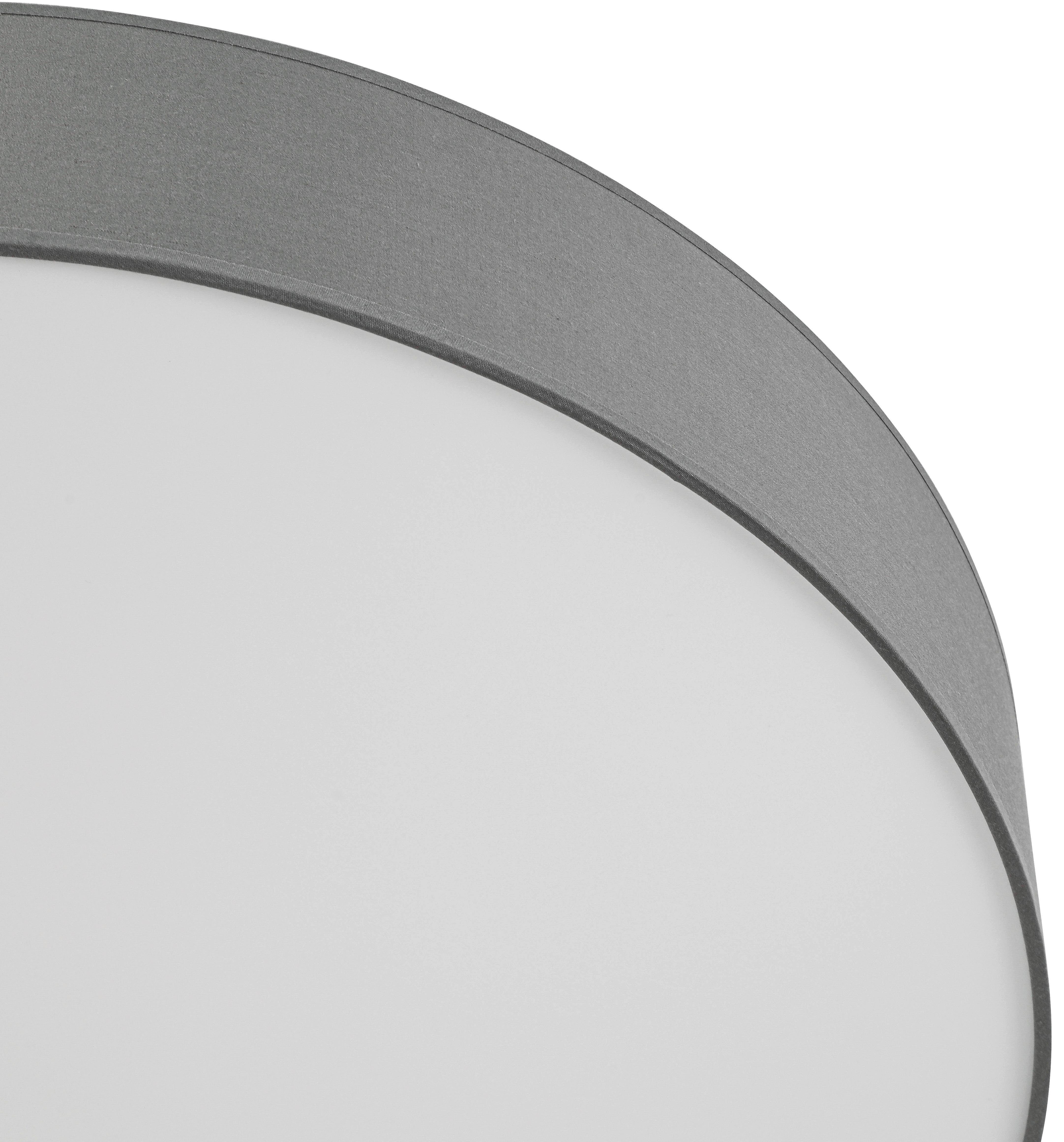 LAMPA SUFITOWA LED CHRISTINA - biały/szary, Trend, tworzywo sztuczne/metal (60/11cm) - Novel