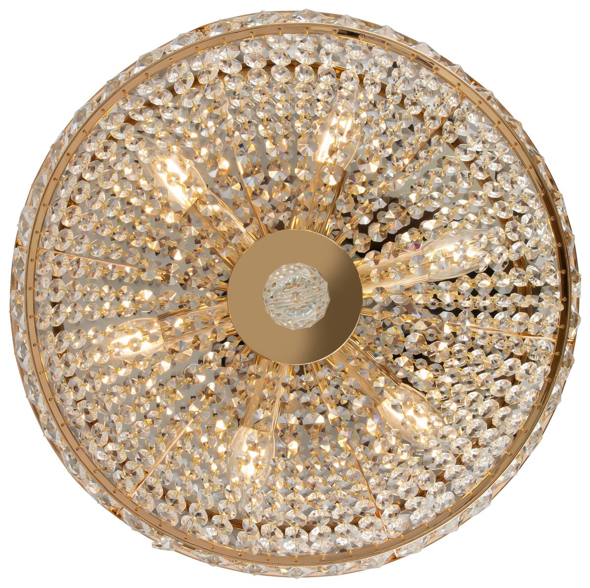 Kronleuchter Ottilia Goldfarben max. 60 Watt - Goldfarben, Trend, Glas/Metall (43,5/23,5/43,5cm) - MAYTONI