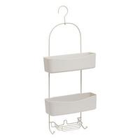 Etajeră pentru duș Easybath - bej, Basics, plastic/metal (28,9/15,8/75,7cm)