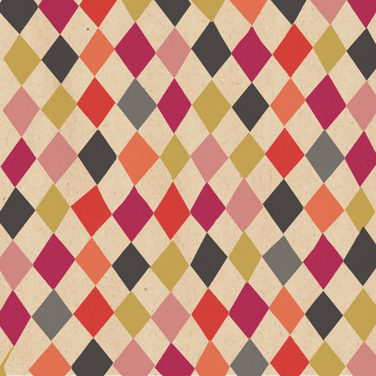 Serviette By Nature in Multicolor - Hellbraun/Hellrosa, Modern, Papier (33/33cm)