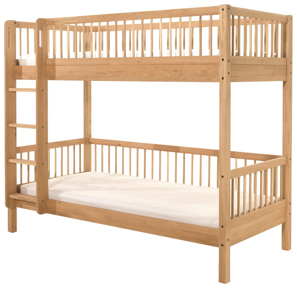 Etagenbett Forrest Holz geölt - Naturfarben, MODERN, Holz (90/200cm) - Vipack