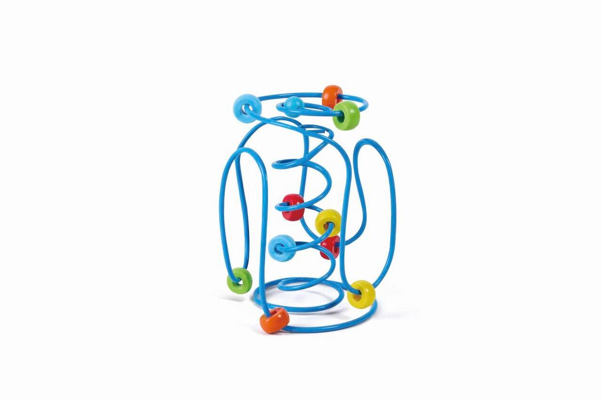 Készségfejlesztő Játék Hape - világoskék, Basics, műanyag/fa (11/11/11cm) - Hape