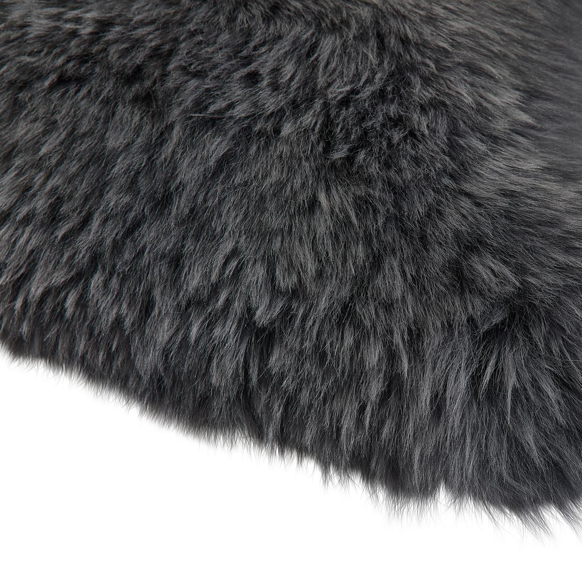 FUTRO OWCZE HOBART - ciemnoszary, Trend, futro (60/90cm) - Linea Natura