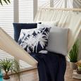 Zierkissen Zippmex ca. 50x50cm - Dunkelblau, Textil (50/50cm) - BASED