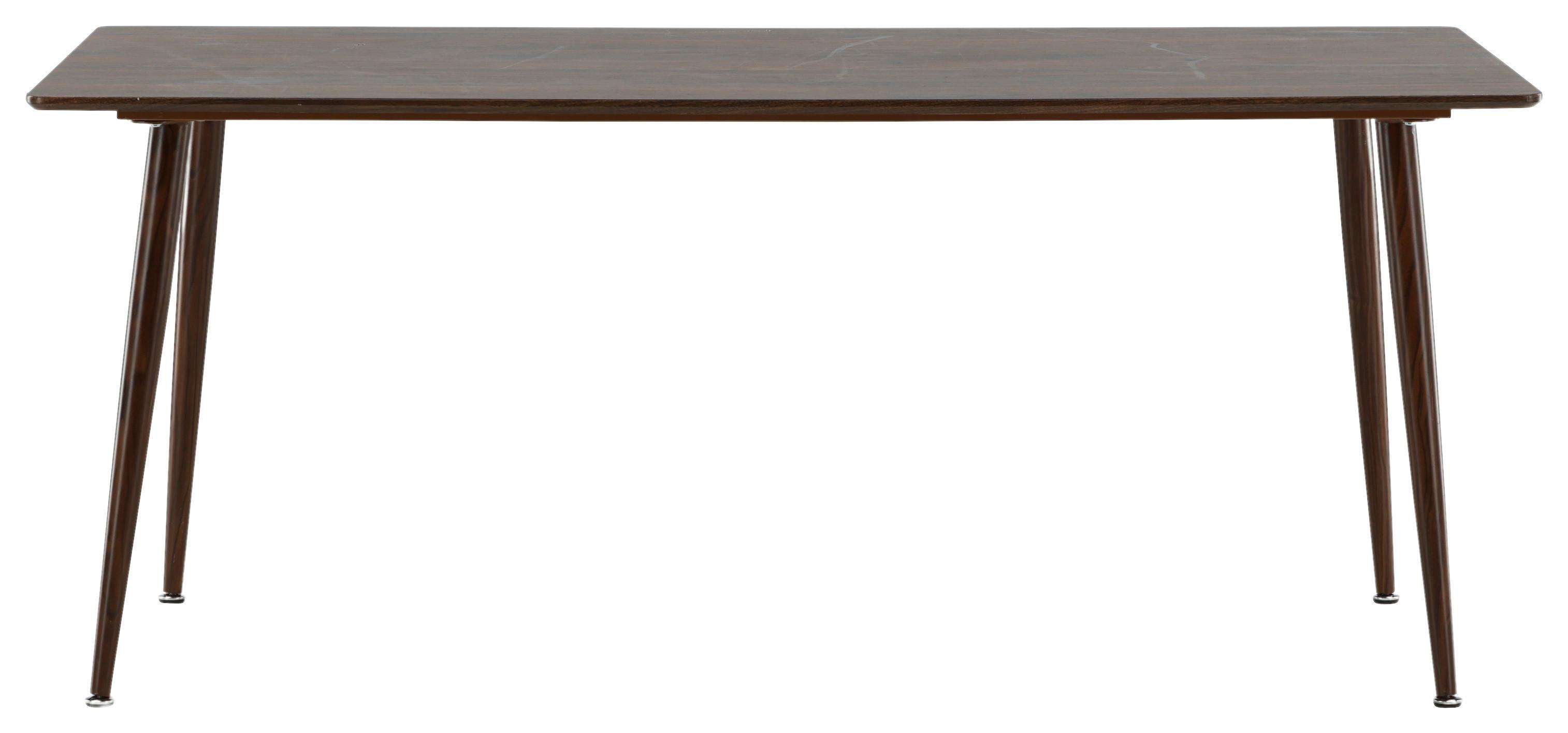 ESSTISCH POLAR - Braun, Design, Holzwerkstoff/Metall (180/90/75cm) - Livetastic