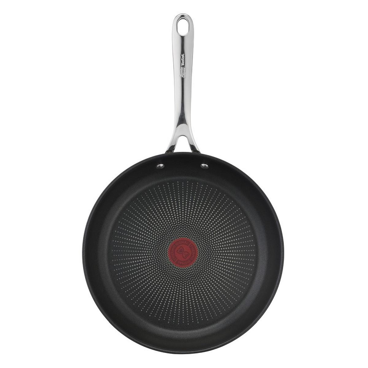 PATELNIA E31006 TEFAL - kolor chromowy, Basics, metal (28cm) - Tefal
