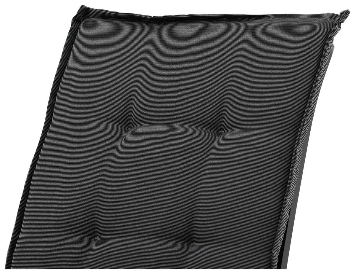 Liegenauflage Cushion ca. 60x193 cm Grau - Grau, KONVENTIONELL, Textil (60/5.5/193cm) - Gardenson