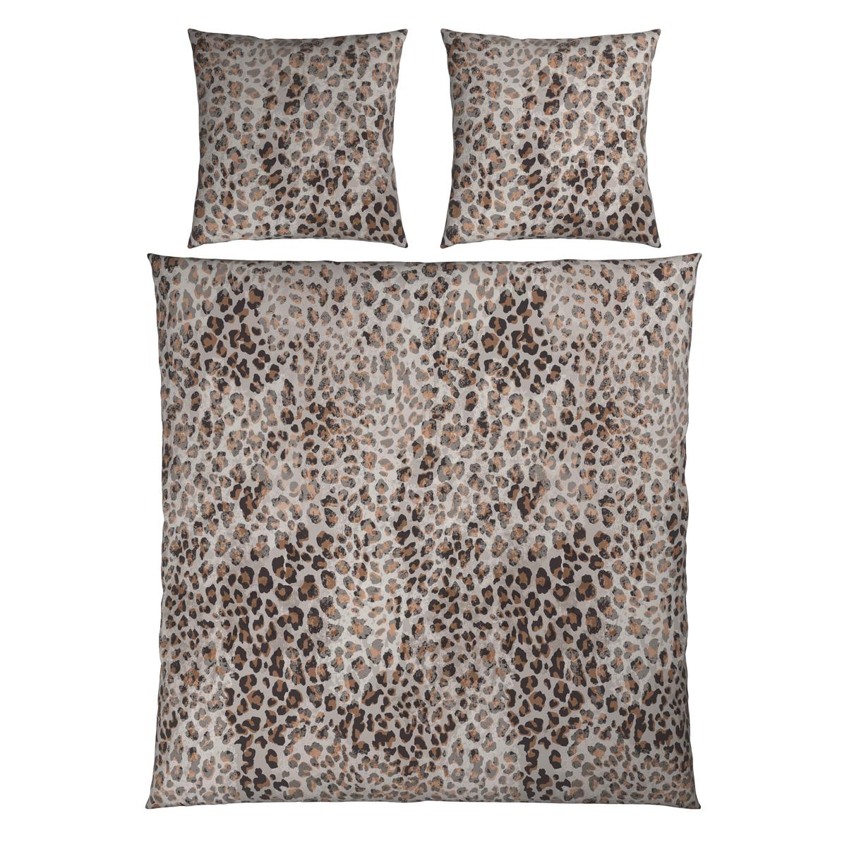 POŚCIEL LEO - brązowy, tkanina (200/200cm) - Dieter Knoll