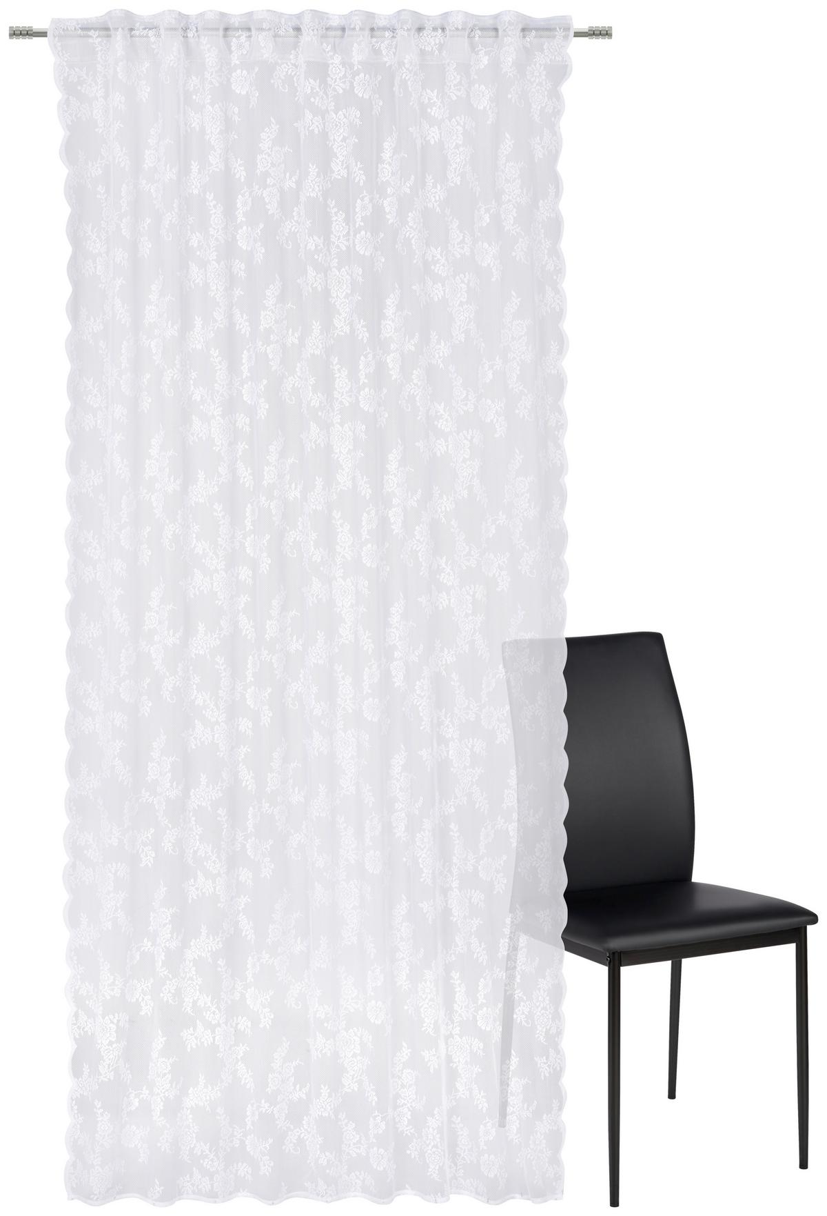 ZASŁONA GOTOWA TAYA - biały, Lifestyle, tkanina (140/245cm) - Esposa