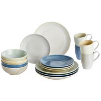 Kombinirani Servis Reactive Nordic, 16-Delni - večbarvno, Basics, keramika - Creatable