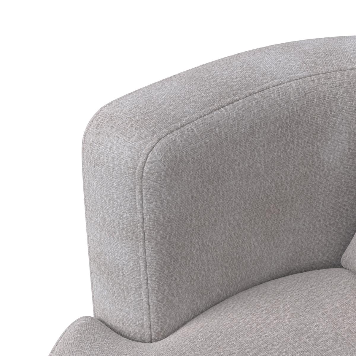 Sessel Marieta Chenille Greige - Greige/Beige, MODERN, Holz/Textil (76/84/78cm)