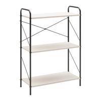 Regal Tom Kaschmir/Schwarz - Kaschmir/Schwarz, Modern, Holzwerkstoff/Metall (63.2/89/30cm) - Mömax