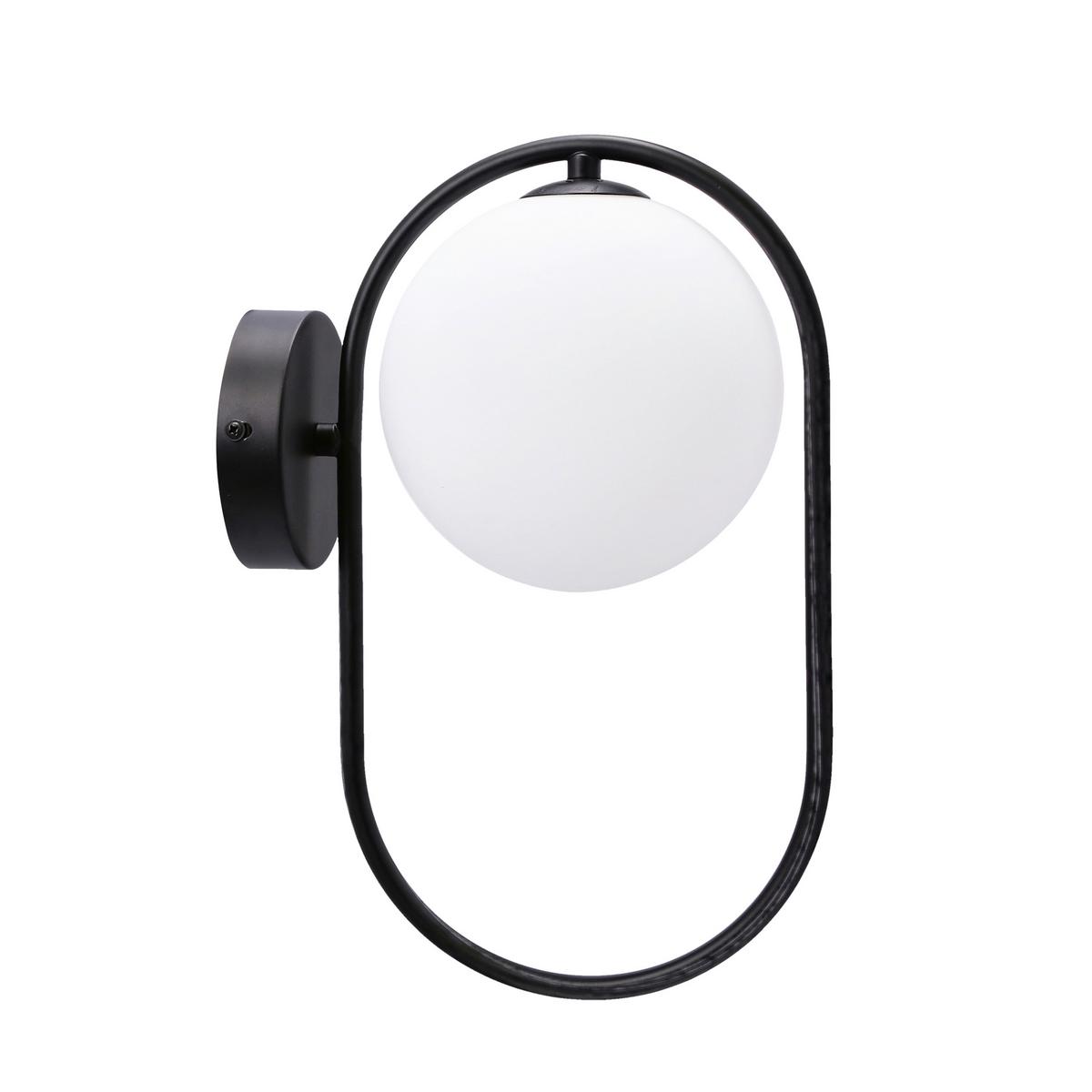 Zidna Svjetiljka Cordel - bijela/crna, Design, metal (22/15/32cm)