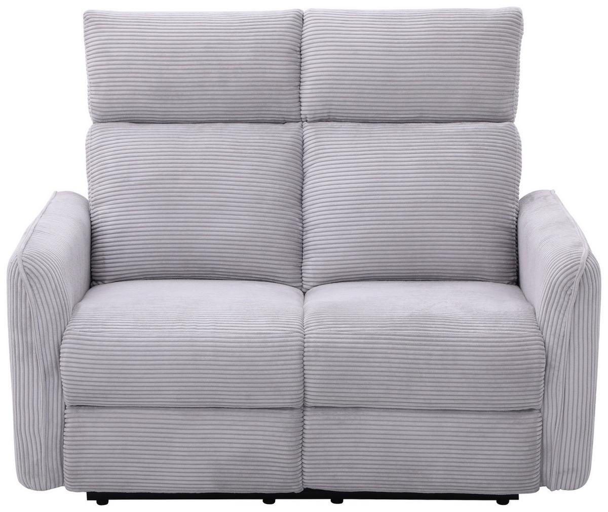 Sedežna Garnitura London - siva/črna, Basics, kovina/umetna masa (133/105/93cm) - Ondega