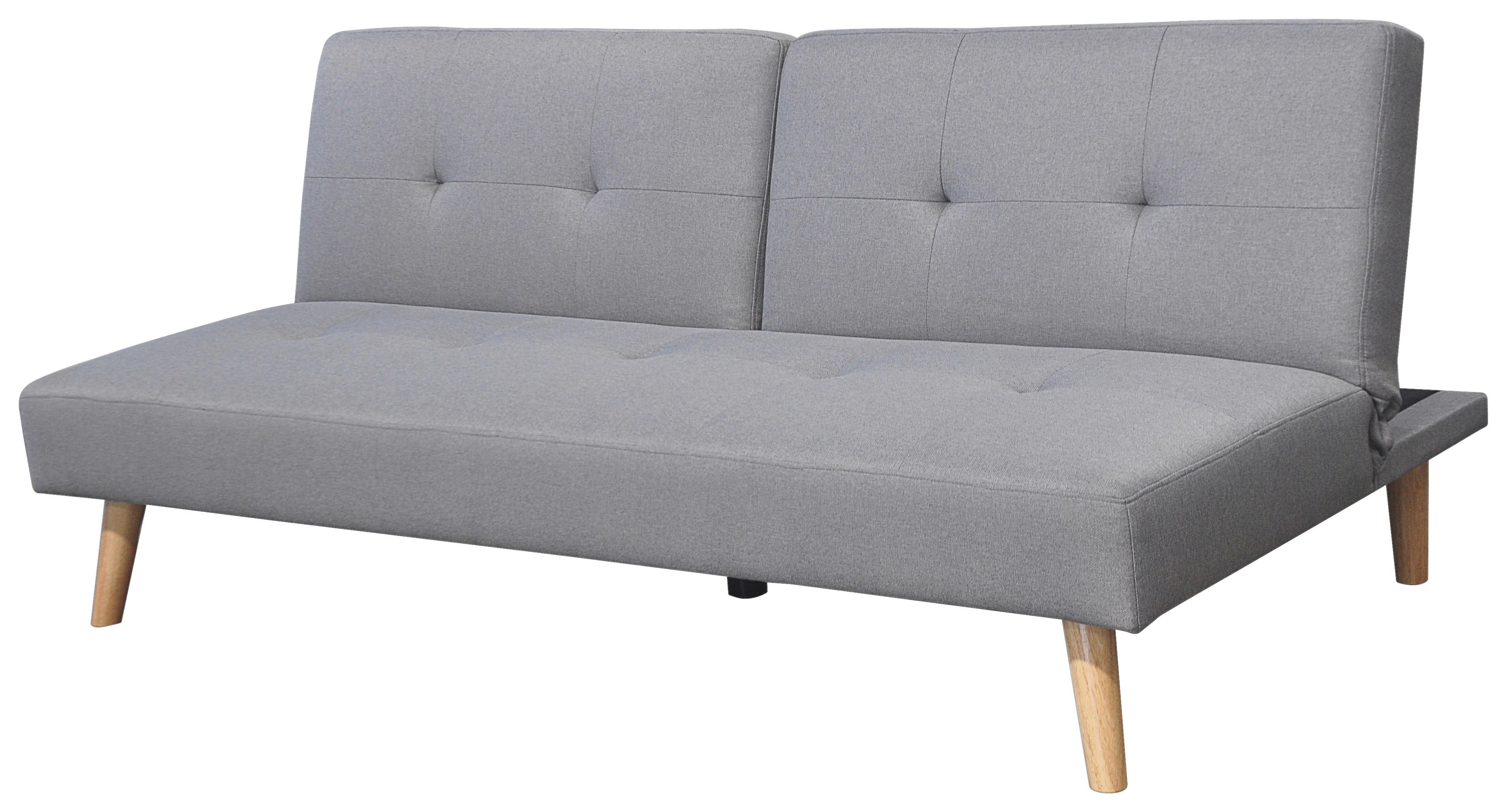 Sofa Cloud - siva/prirodne boje, Moderno, drvo/tekstil (178/76/88cm)