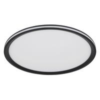 LED-DECKENLEUCHTE 41588D1 - Opal/Schwarz, Design, Kunststoff/Metall (40/5cm) - Globo