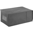 Aufbewahrungsbox in Anthrazit - Anthrazit, Karton/Textil (21,5/14,5/35,0cm)