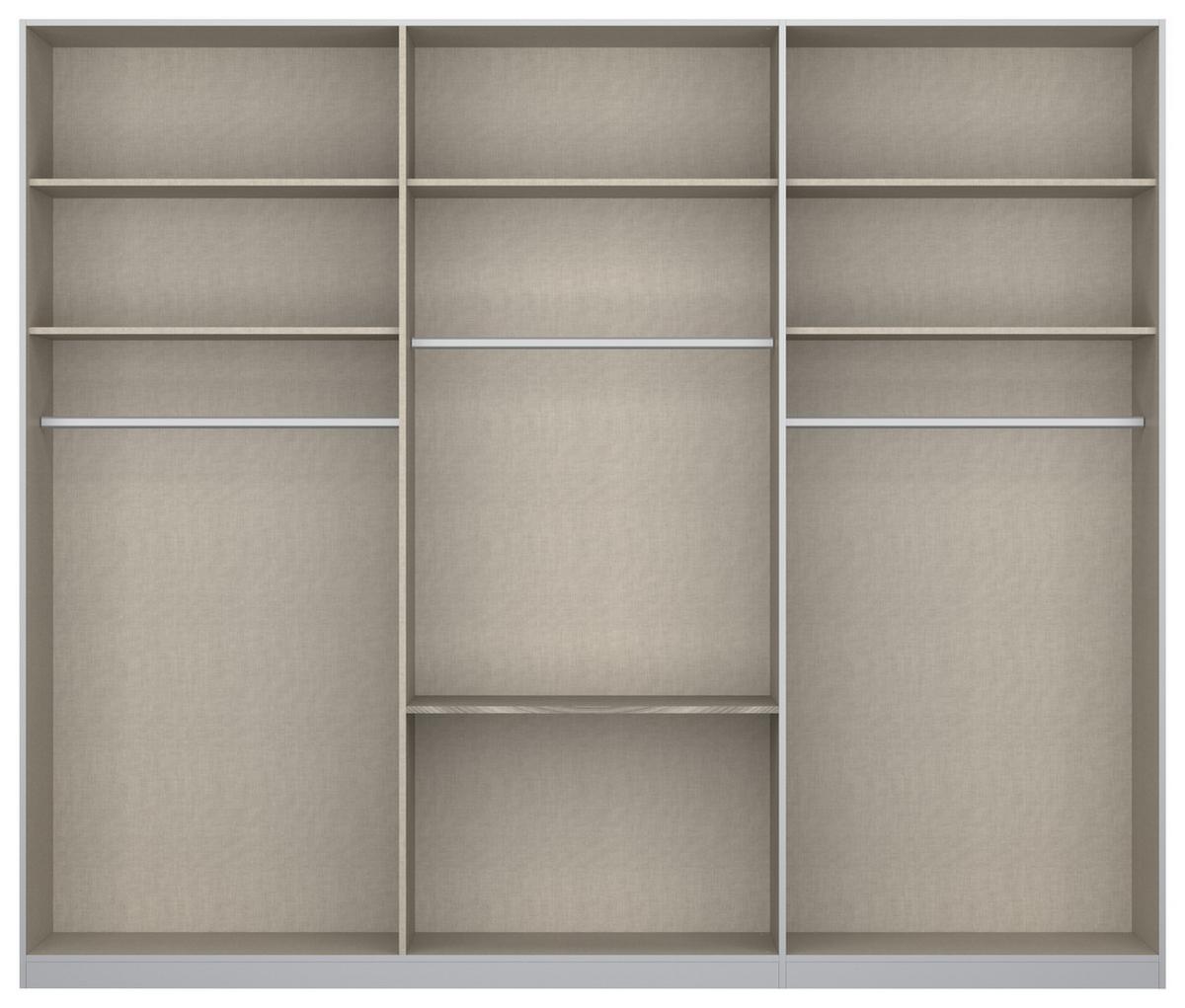 DULAP USI ROTATIVE ALABAMA - gri deschis, Modern, material pe bază de lemn (271/229/54cm) - Modern Living