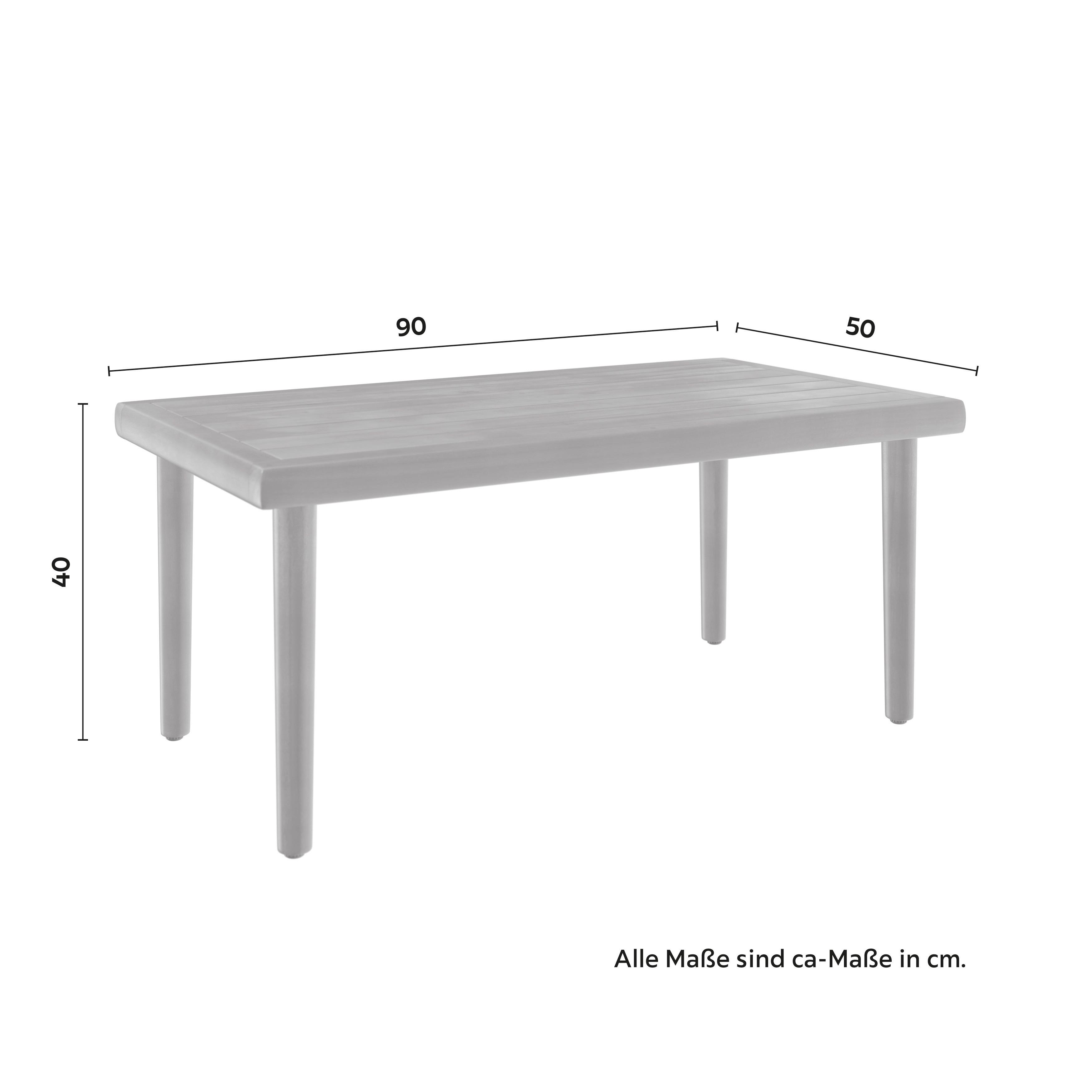LOUNGEGRUPP DONA - teakfärg/ekfärgad, Modern, trä/textil (213/68/71cm) - Bessagi Garden