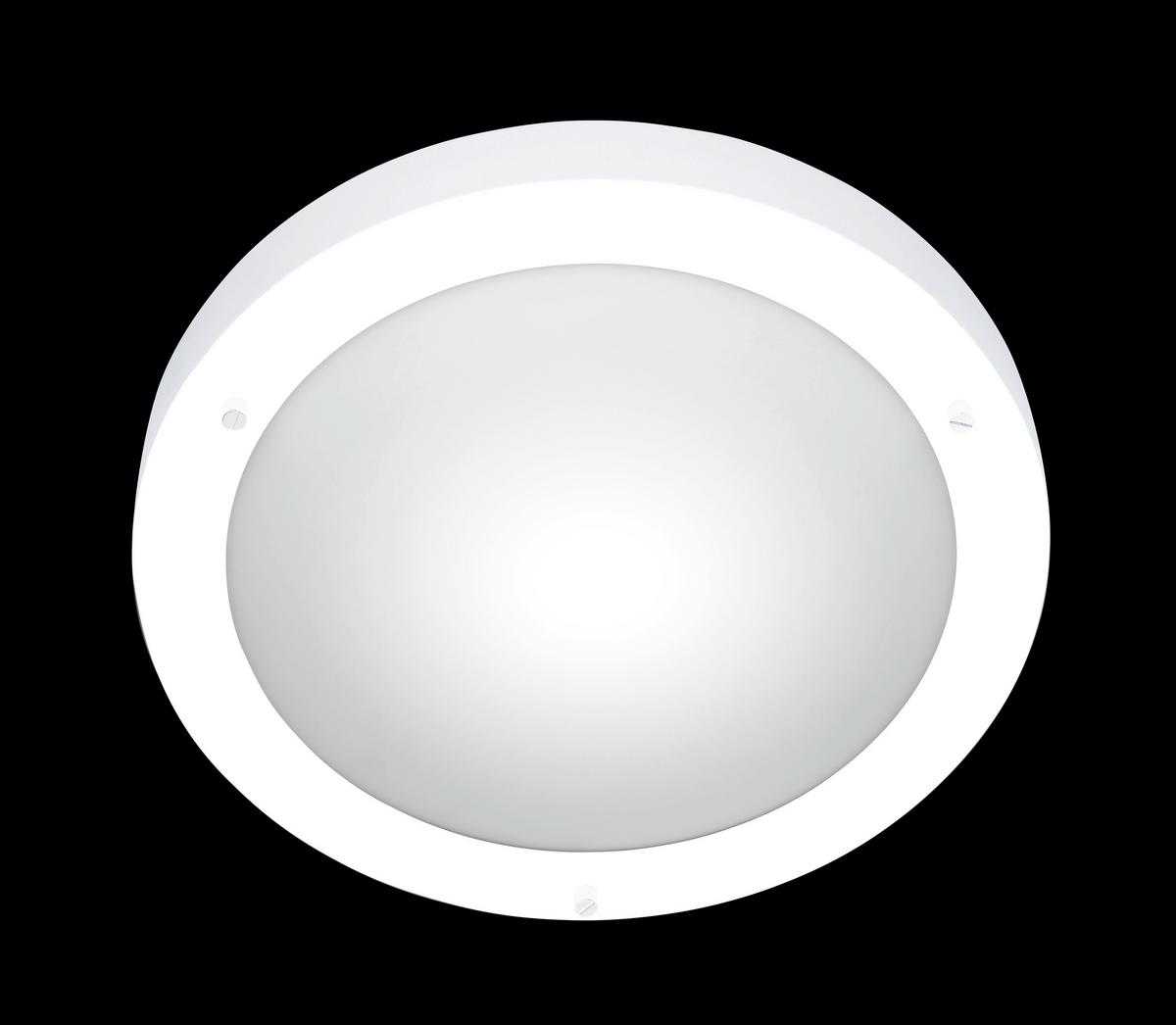 Badezimmer-Deckenleuchte Condus in Weiß max. 60 Watt - Weiß, Basics, Glas/Metall (31,5/8,0cm) - Trio Leuchten