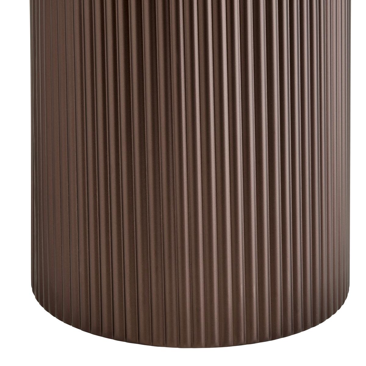 Beistelltisch Solco Naturfarben/Bronzefarben - Naturfarben/Bronzefarben, LIFESTYLE, Holzwerkstoff/Metall (44/46cm) - Premium Living