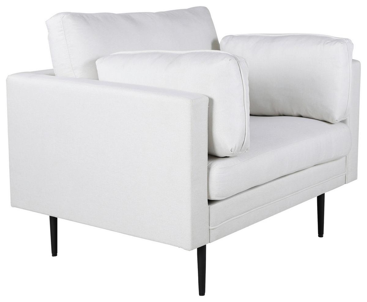 SESSEL BOOM - Beige/Schwarz, Design, Kunststoff/Textil (110/84/86cm) - Livetastic