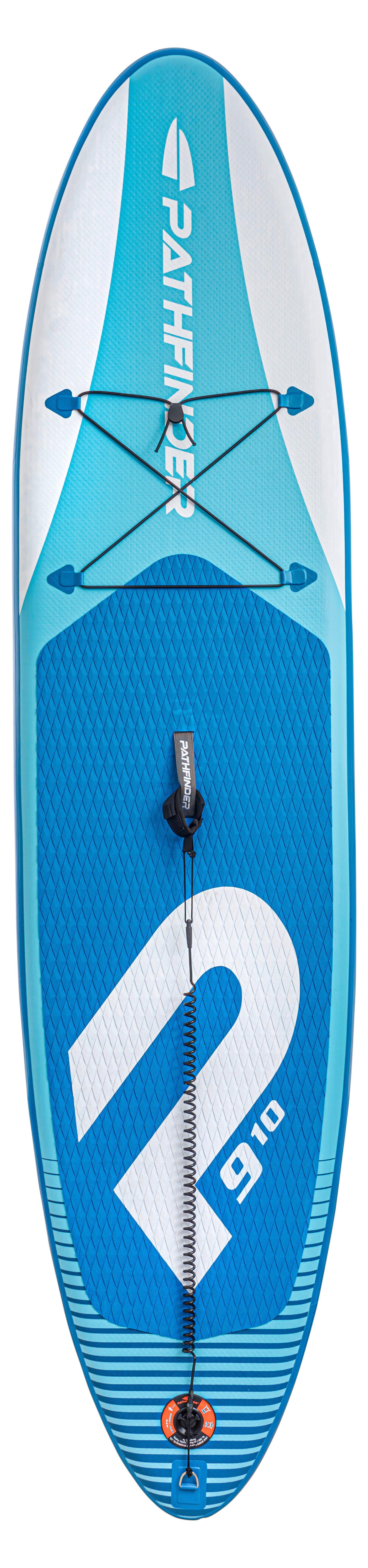 Stand-Up Paddle Board Schou in Blau/Weiß - Blau/Weiss, Kunststoff (301/71/15cm)