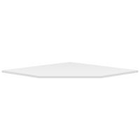 Abdeckboden Weiss - Weiss, Modern, Holzwerkstoff (101/1,5/78,8cm) - Premium Living