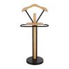 HERRENDIENER ARTURO -SB- - Schwarz/Naturfarben, MODERN, Naturmaterialien/Holz (48/109/29,5cm) - Mömax