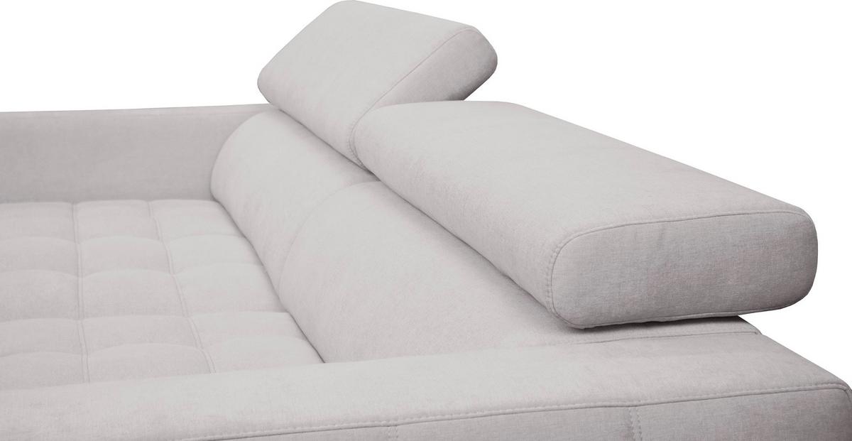 Sarokkanapé Aspen - szürkésbézs, Konventionell, faalapú anyag/textil (192/264cm)