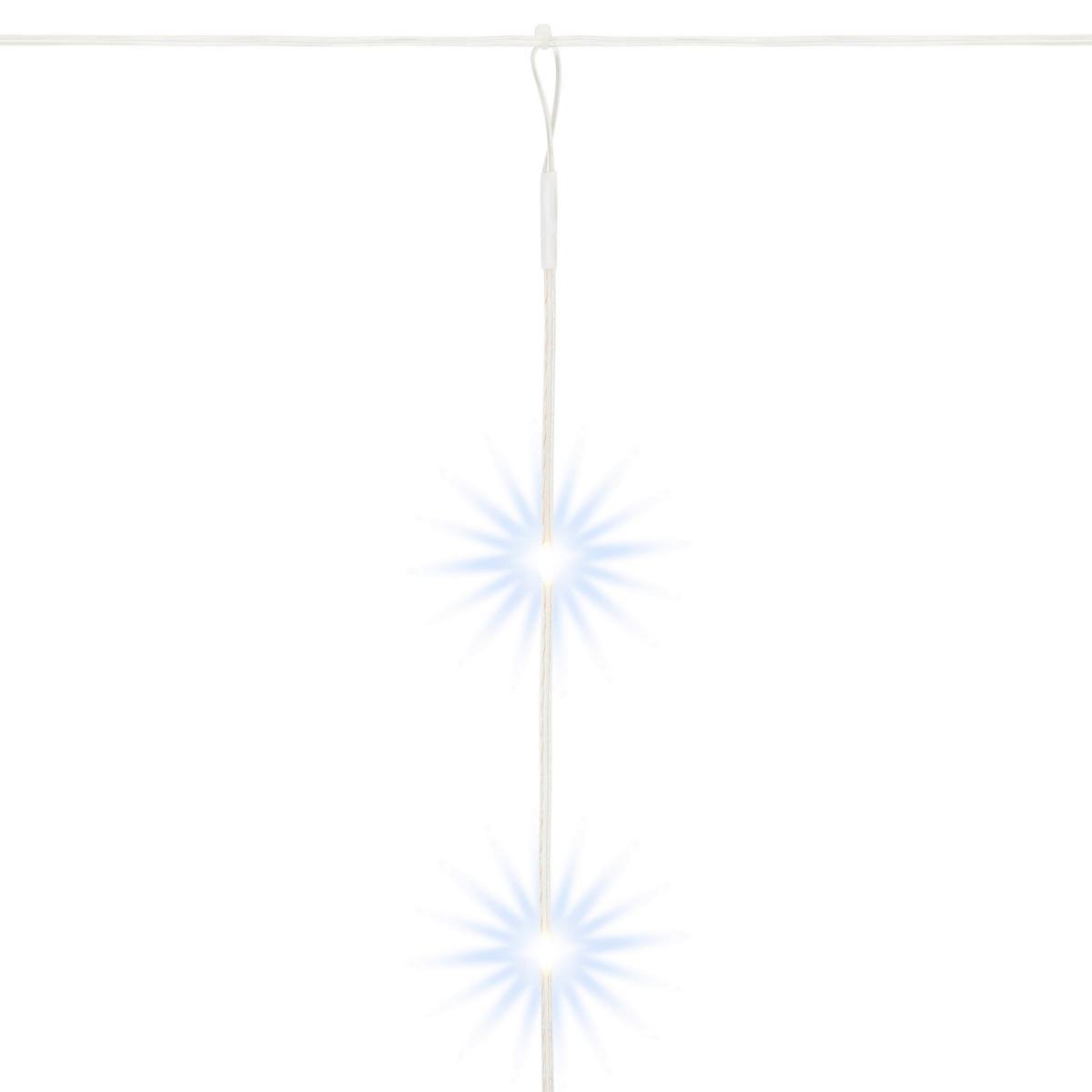 Fényfüggöny Hidegfehér 81cm / 50db Led - fehér, műanyag (81/60cm)