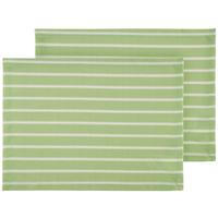 Suport farfurie Steffi - alb/verde, Konventionell, textil (33/45cm) - Mary's