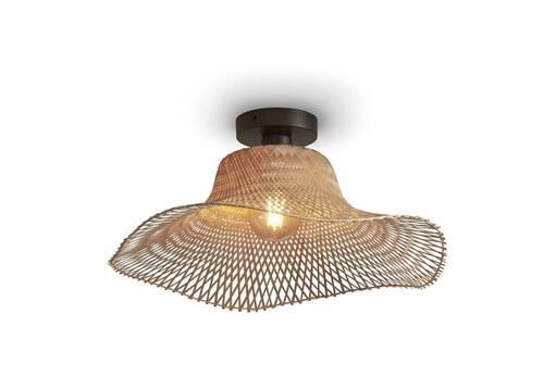 Deckenleuchte Ibiza in Naturfarben max. 60 Watt - Naturfarben, Trend (50/50/15cm) - Good & Mojo