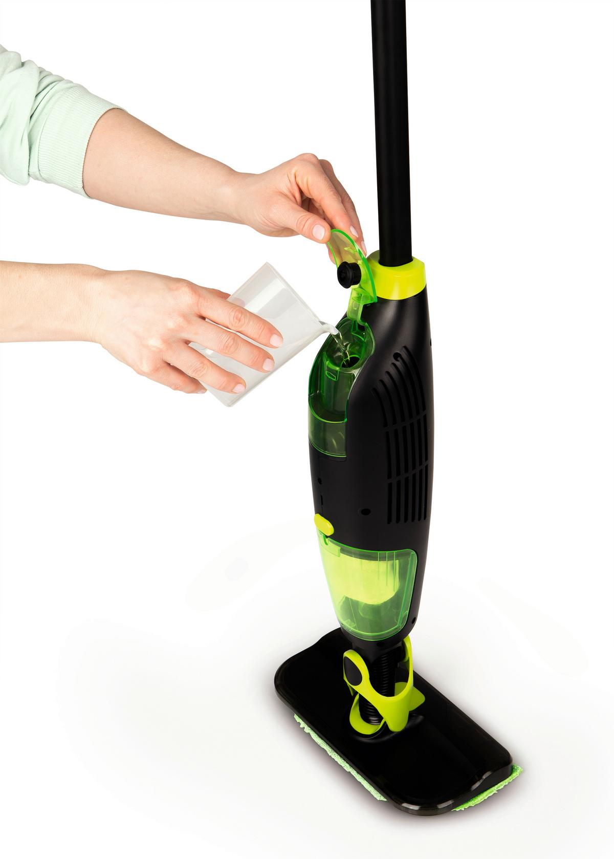 MOP DO MYCIA 05700 - zielony/czarny, Basics, tworzywo sztuczne/tkanina (13/24/121cm)