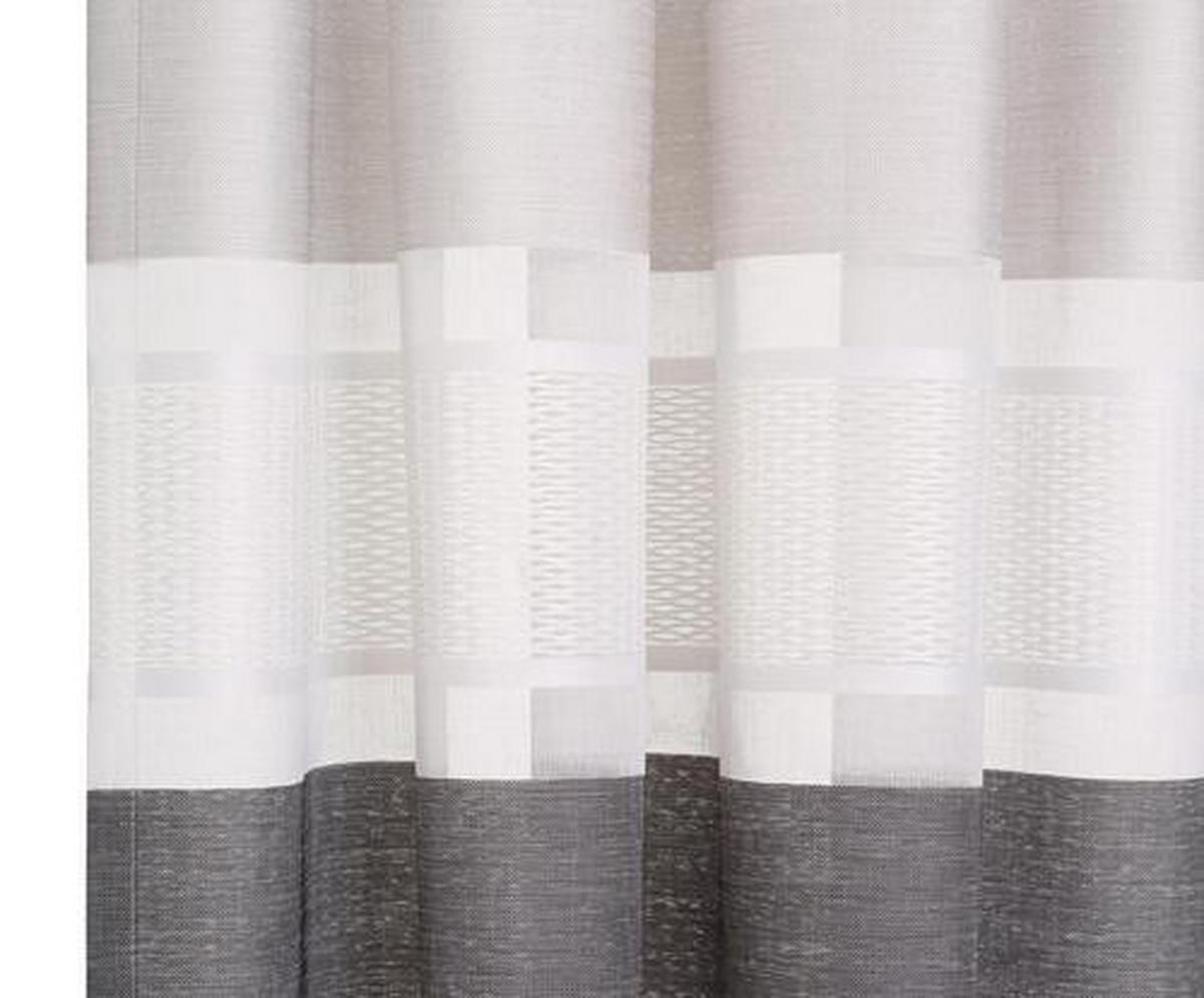 ZASŁONA GOTOWA DUNORO - czarny, Design, tkanina (140/245cm) - Esposa