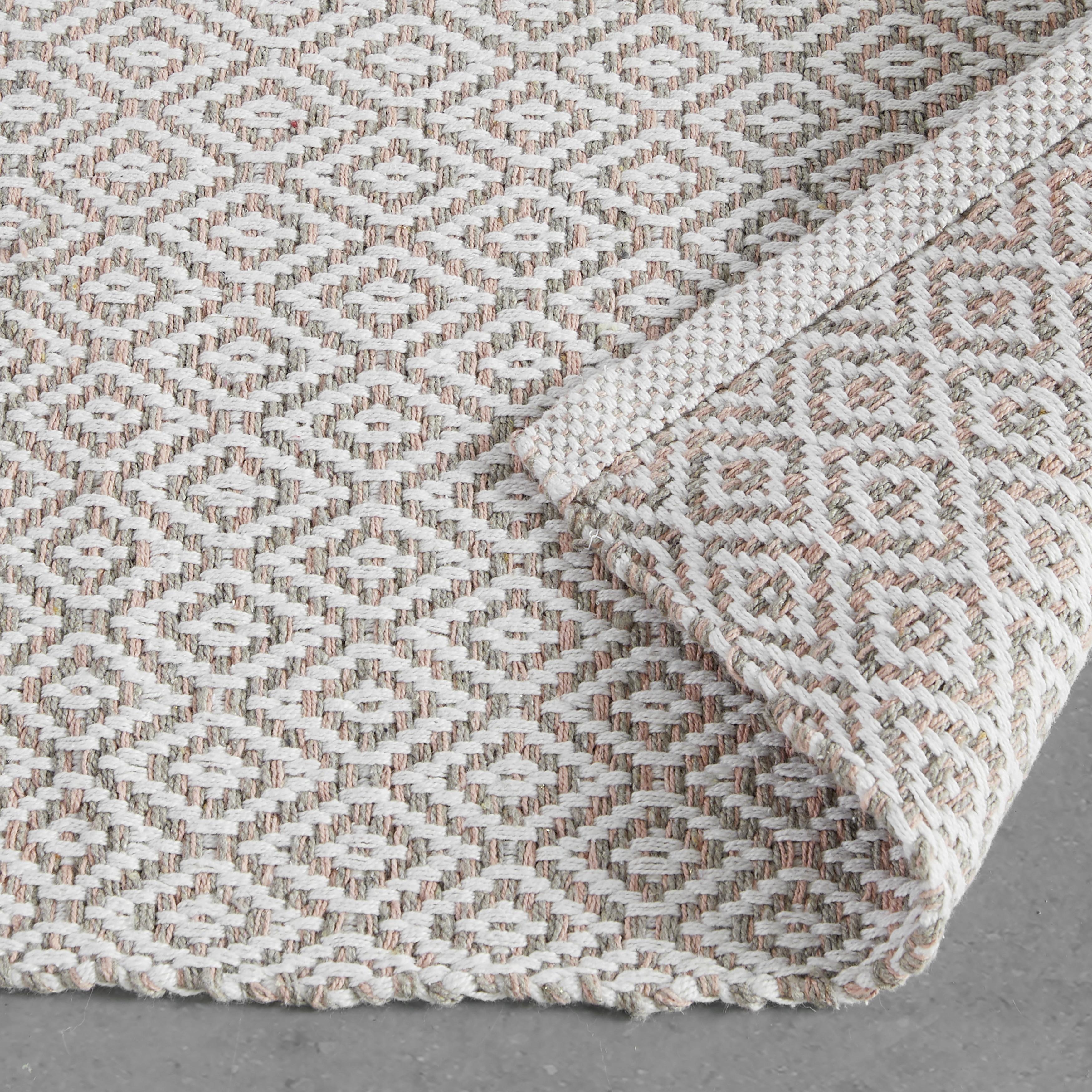 HANDVÄVD MATTA CAROLA 1 - rosa, Basics, textil (60/120cm) - Mömax