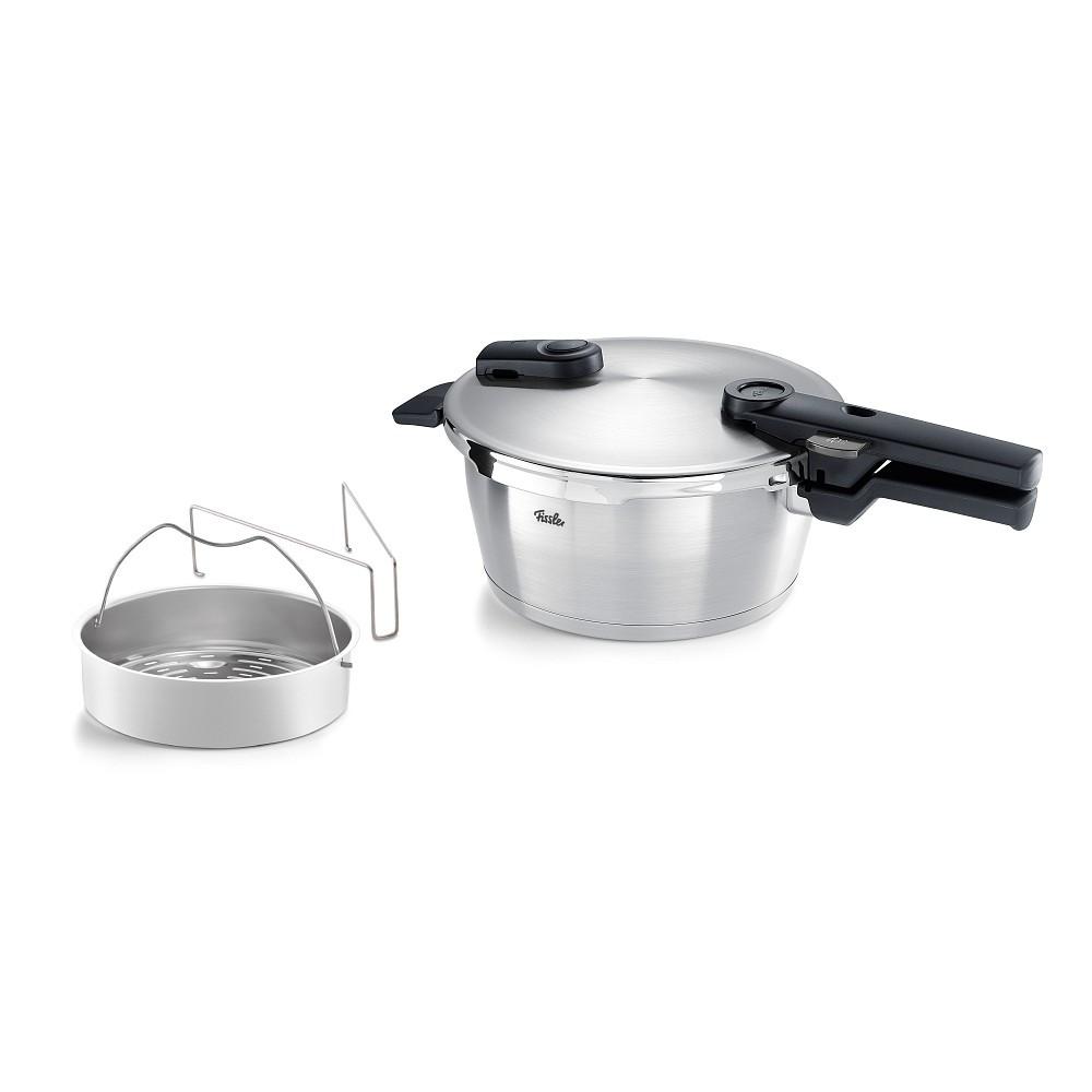 SZYBKOWAR 602-210-02-070/0 FISSLER - kolor srebrny/kolor stalowy, Basics, metal (15/16,5cm) - Fissler