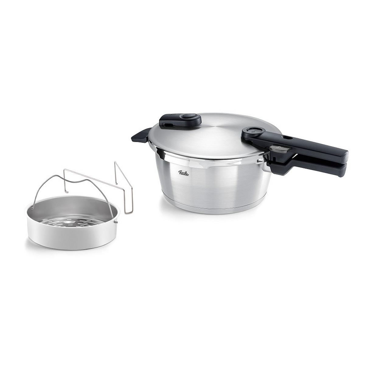SZYBKOWAR 602-210-02-070/0 FISSLER - kolor srebrny/kolor stalowy, Basics, metal (15/16,5cm) - Fissler
