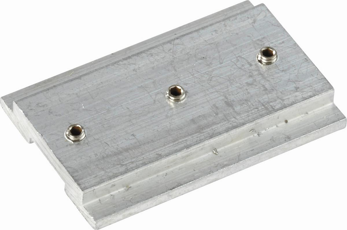 Verbinder Style in Nickelfarben - Nickelfarben, Metall - Modern Living