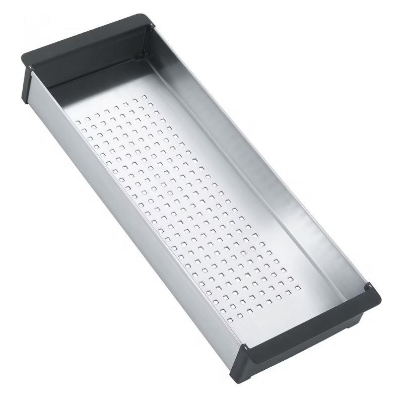 Abtopfmodul in Edelstahl für Mythos Spülen - Edelstahlfarben, MODERN, Metall (15,8/41,6/5,4cm) - Franke