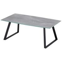 Klubska Miza Living - črna/antracit, Moderno, kovina/steklo (105/40/60cm)