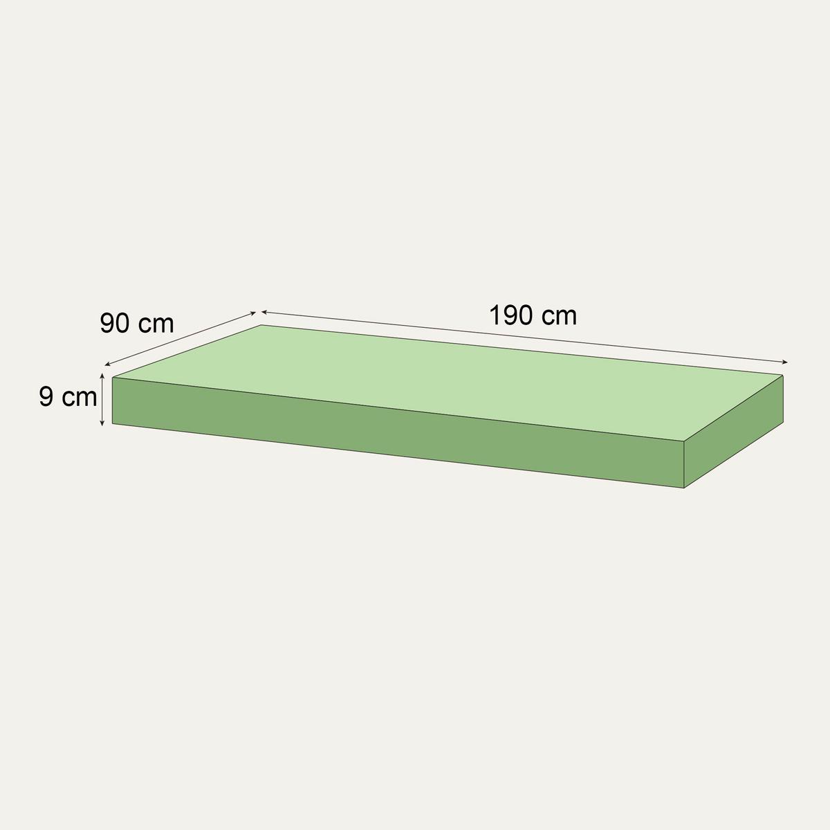 Kindermatratze Hoppekids H2 ca. 90x190 cm - Weiß, MODERN, Textil (90/190cm) - MID.YOU