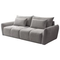 Trosjed Alia - tamno siva/crna, Moderno, tekstil/plastika (254/74-94/119cm) - Premium Living