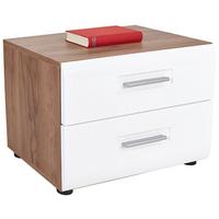 Nočna Omarica Avensis New - črna/barve hrasta, Konvencionalno, umetna masa/leseni material (56/40,5/37,1cm) - Mömax