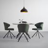 MATBORD LUCA - grå/svart, Design, metall/trämaterial (120/75cm) - Mömax