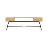 SOFFBORD EMILIA - svart/ekfärgad, Modern, metall (120/60/40cm) - Bessagi Home