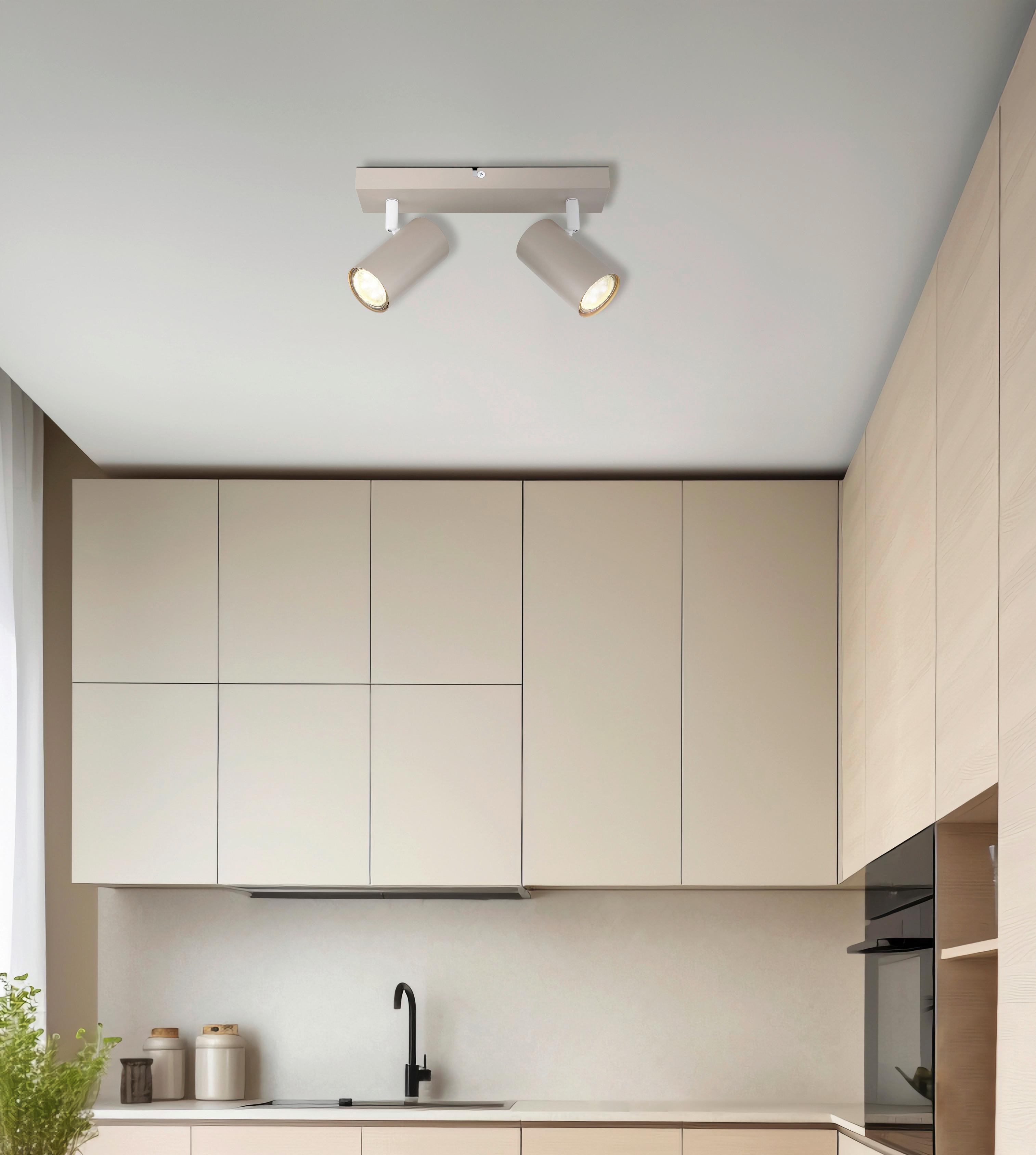 STRAHLER 57911-2SA ROBBY - Sandfarben/Weiss, Konventionell, Metall (26/6/12cm) - Globo