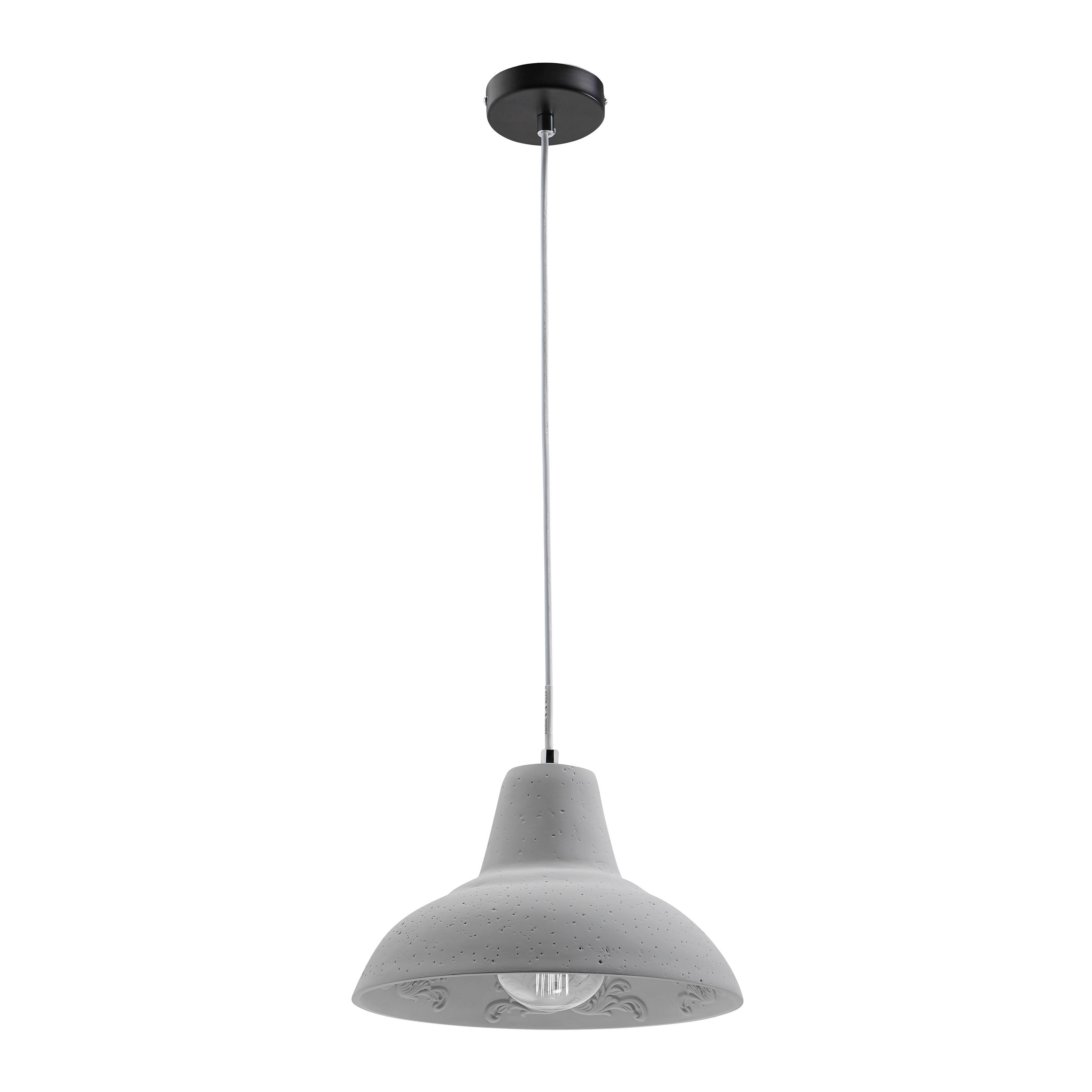 lampa wisząca Madita - szary, Modern, kamień (30/123cm) - Modern Living